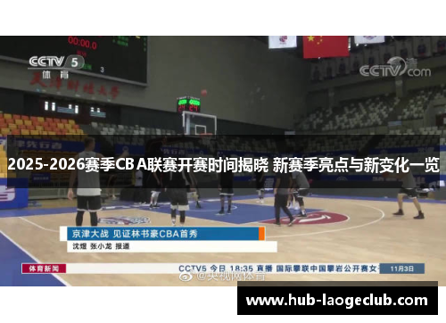 2025-2026赛季CBA联赛开赛时间揭晓 新赛季亮点与新变化一览